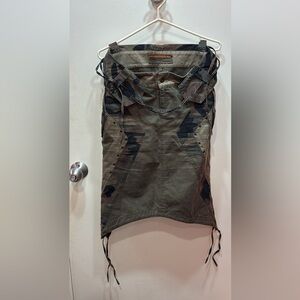 Camouflage Cargo Skirt